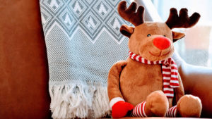 Cuddly toy reindeer